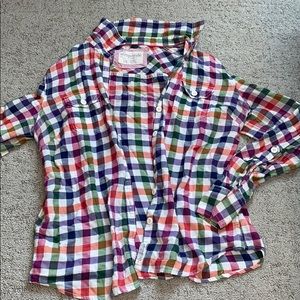 Aeropostale multicolored flannel